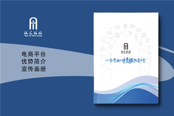 電商平臺簡介宣傳冊設計-校服電商采購平臺畫冊